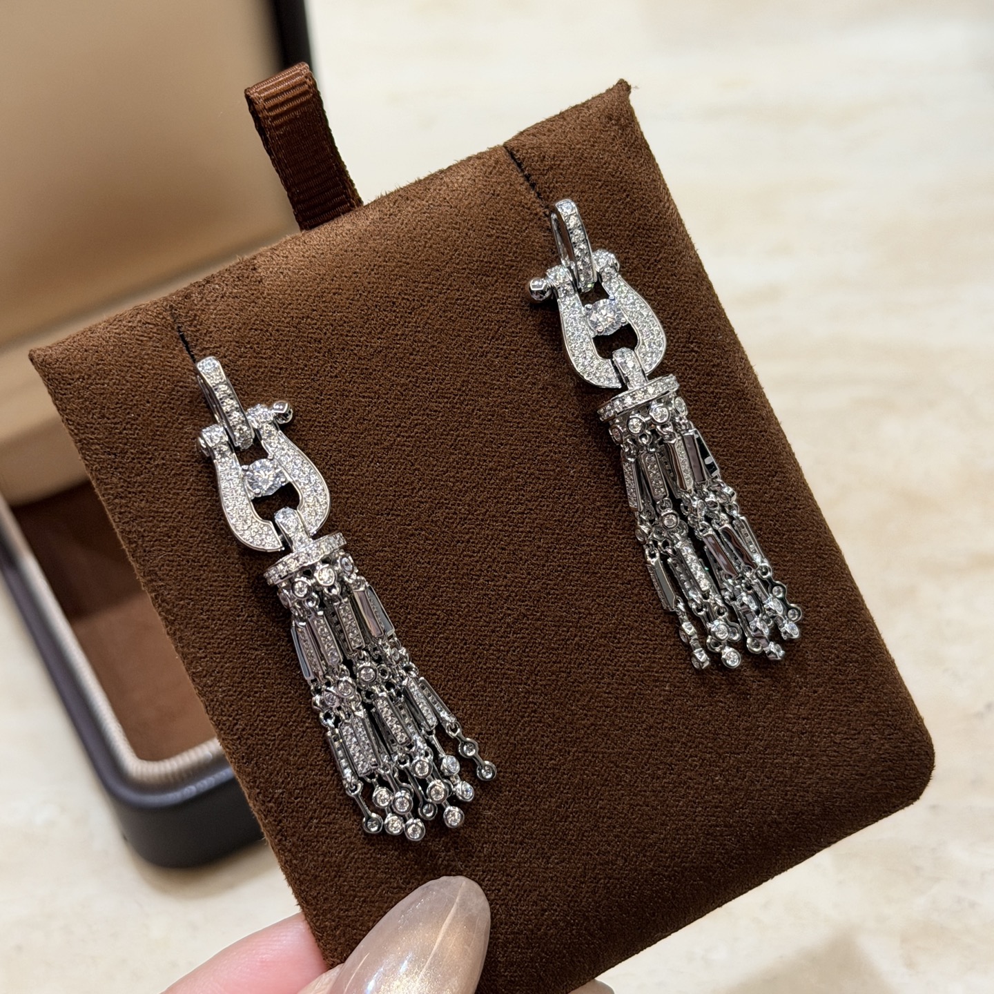 Chanel Haute Joaillerie Fine Jewelry Earrings Necklace Ring Ref.7FAE5F95 7