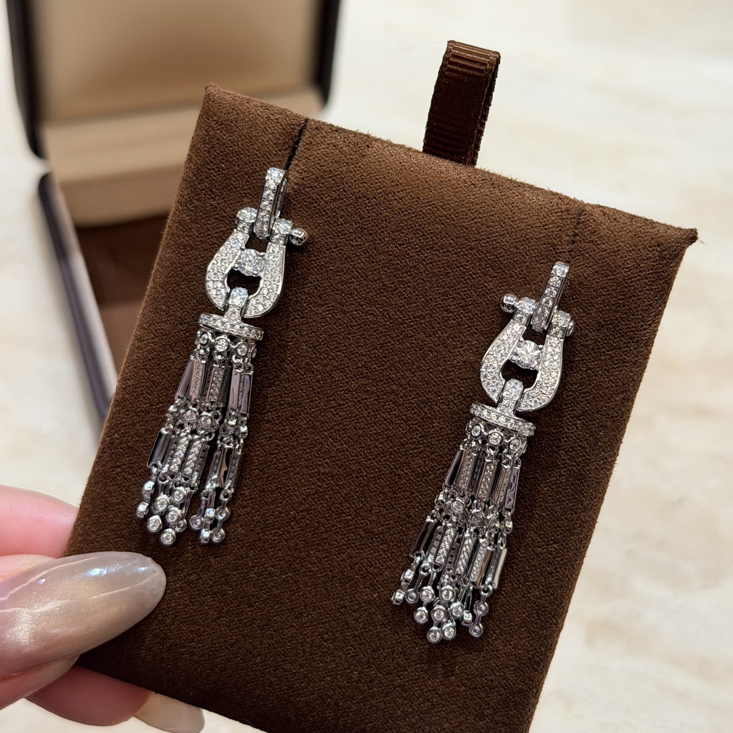 Chanel Haute Joaillerie Fine Jewelry Earrings Necklace Ring Ref.7FAE5F95 9