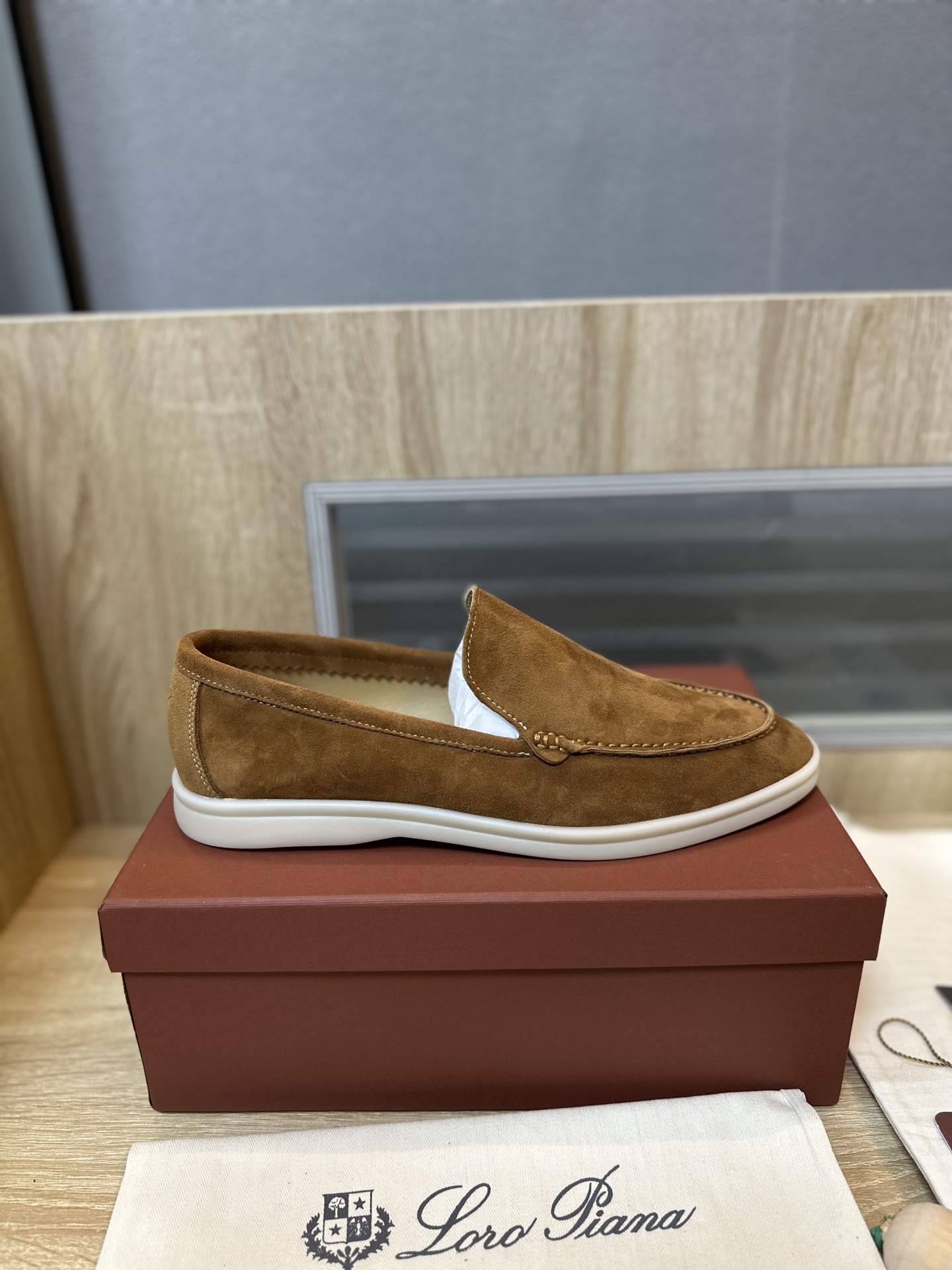 Loro Piana Style Leather Men's Shoes Men's Shoes Men's Shoes detail image 7 from source 782995