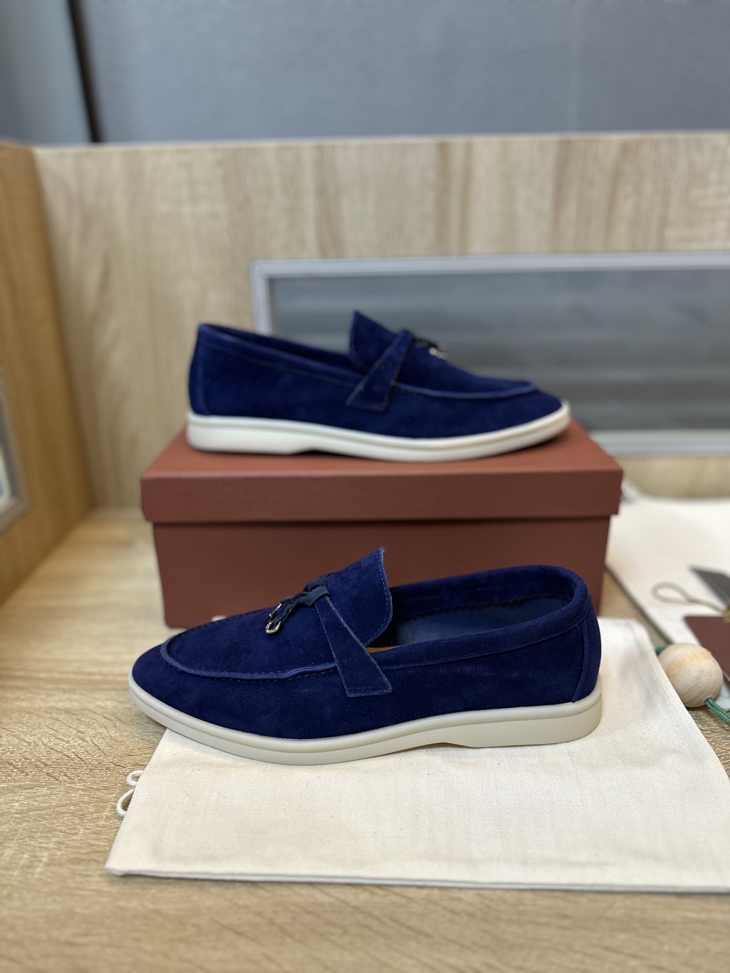 Loro Piana Style Leather Men's Shoes Men's Shoes Men's Shoes detail image 7 from source 782994