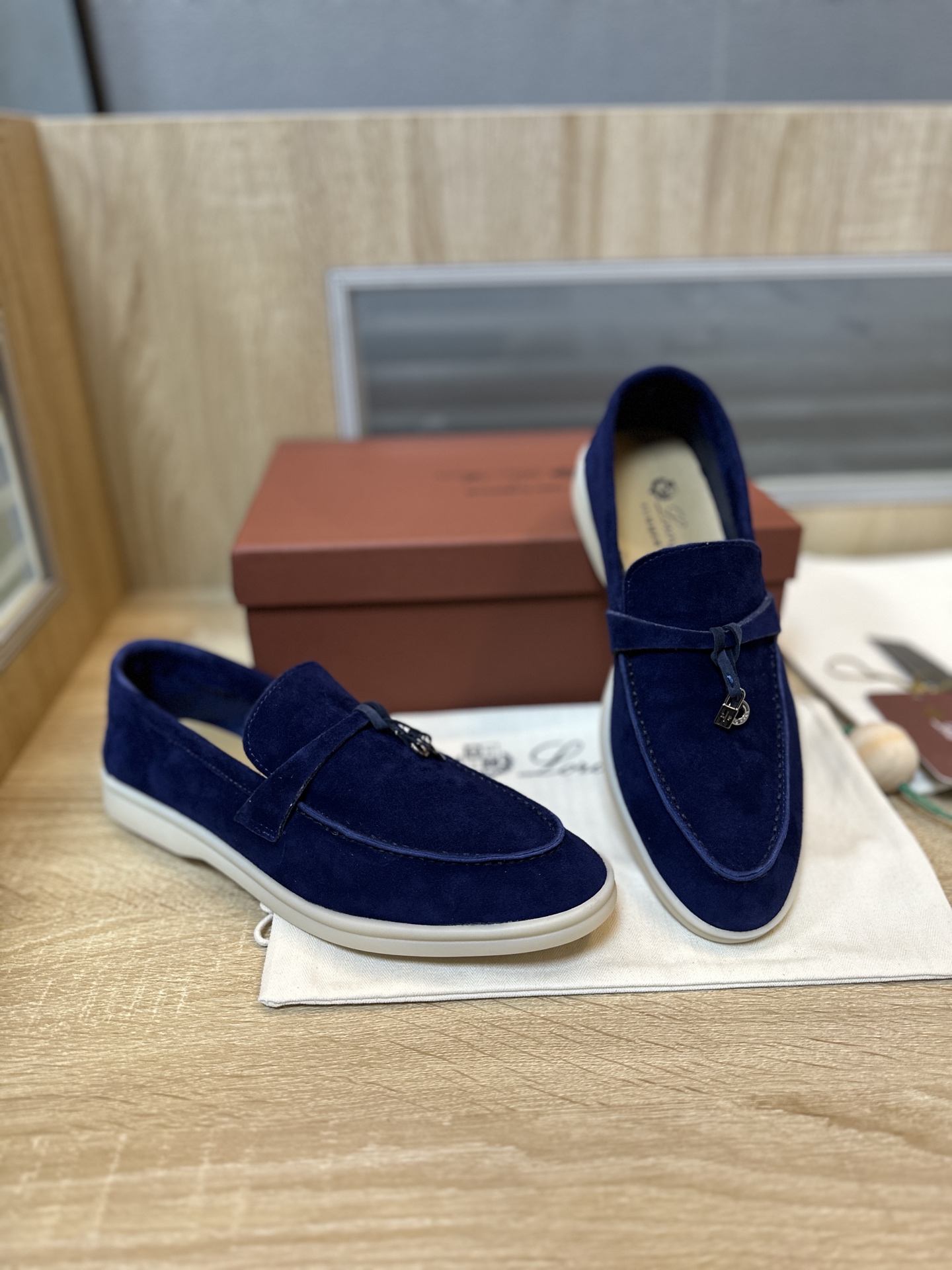Loro Piana Style Leather Men's Shoes Men's Shoes Men's Shoes detail image 3 from source 782994