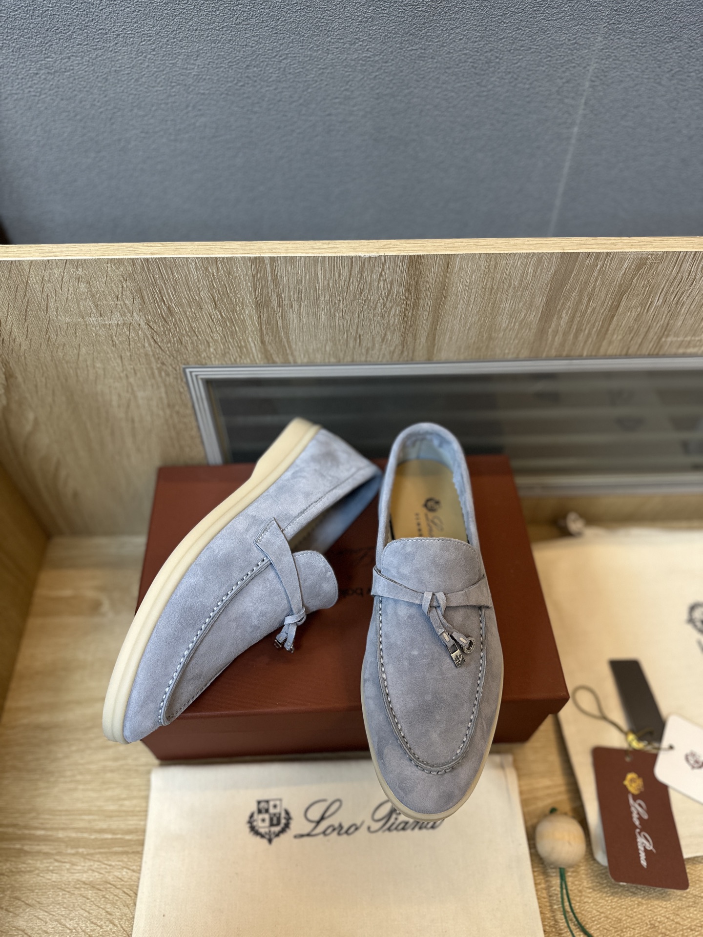 Loro Piana Style Leather Men's Shoes Men's Shoes Men's Shoes detail image 7 from source 782997