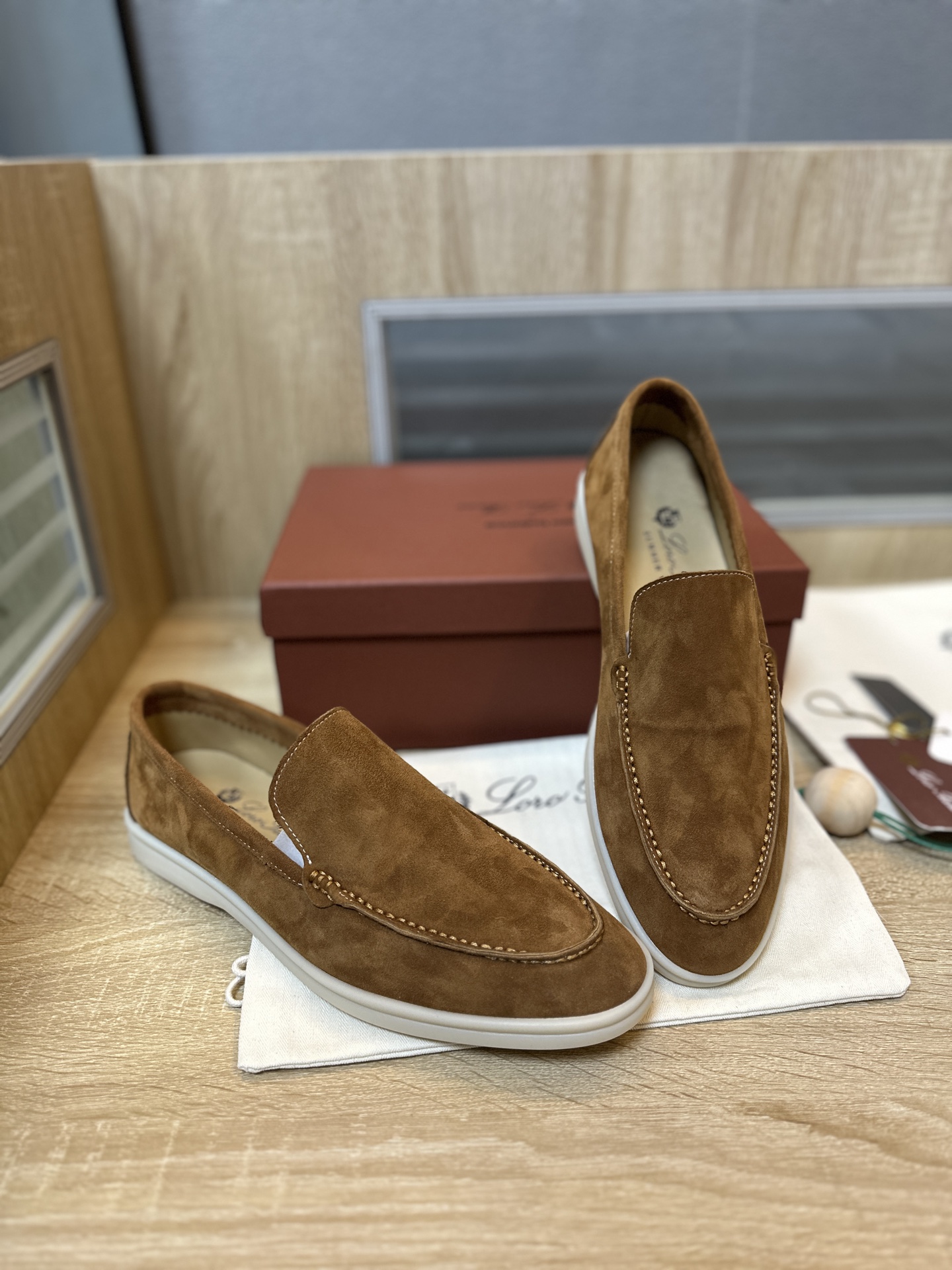 Loro Piana Style Leather Men's Shoes Men's Shoes Men's Shoes detail image 3 from source 782995