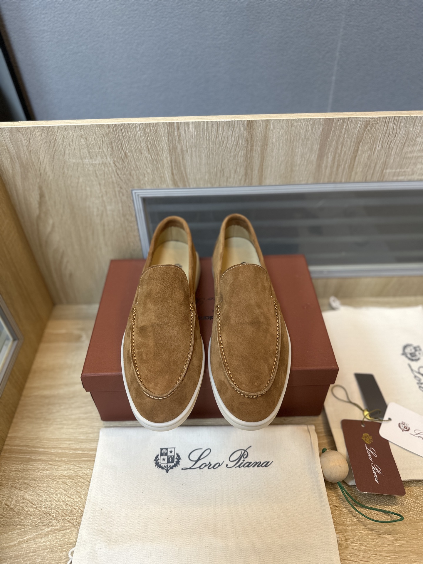 Loro Piana Style Leather Men's Shoes Men's Shoes Men's Shoes detail image 6 from source 782995