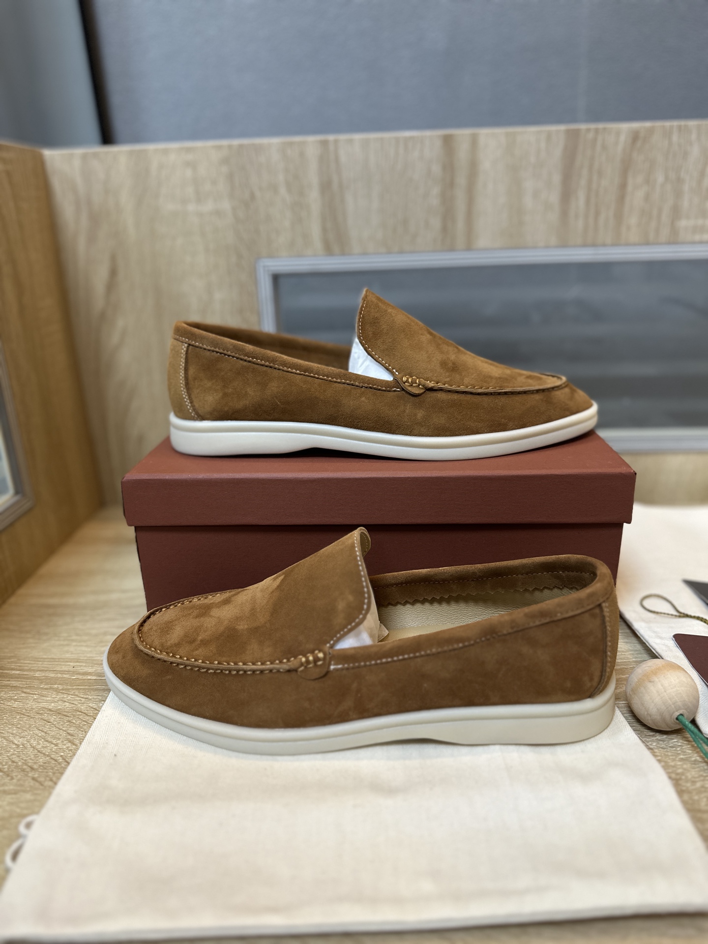 Loro Piana Style Leather Men's Shoes Men's Shoes Men's Shoes detail image 4 from source 782995
