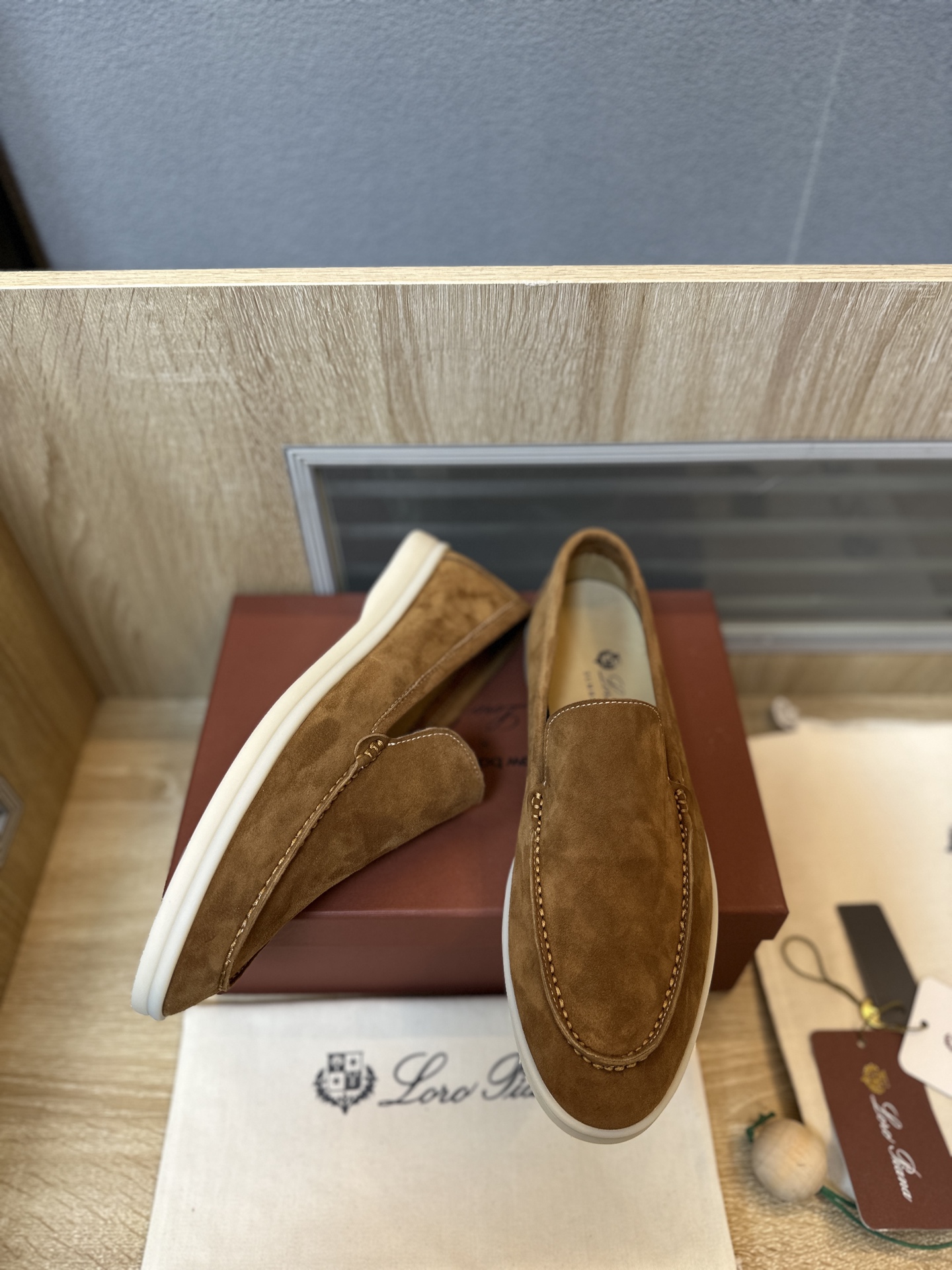 Loro Piana Style Leather Men's Shoes Men's Shoes Men's Shoes detail image 8 from source 782995