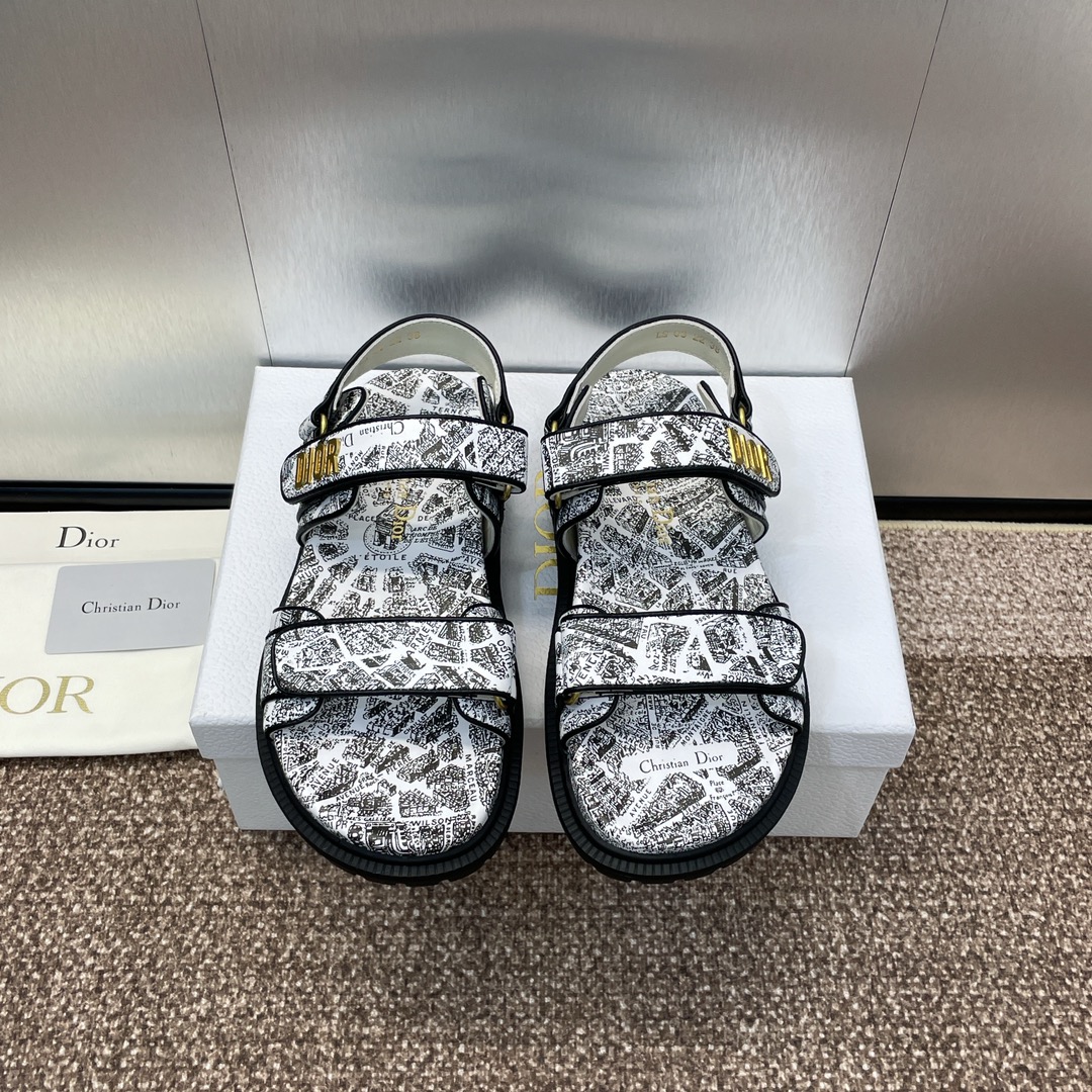 Dior Shoes Sandals Best Replica 1:1
 Gold Hardware Calfskin Cowhide Sheepskin TPU Spring/Summer Collection Vintage Beach