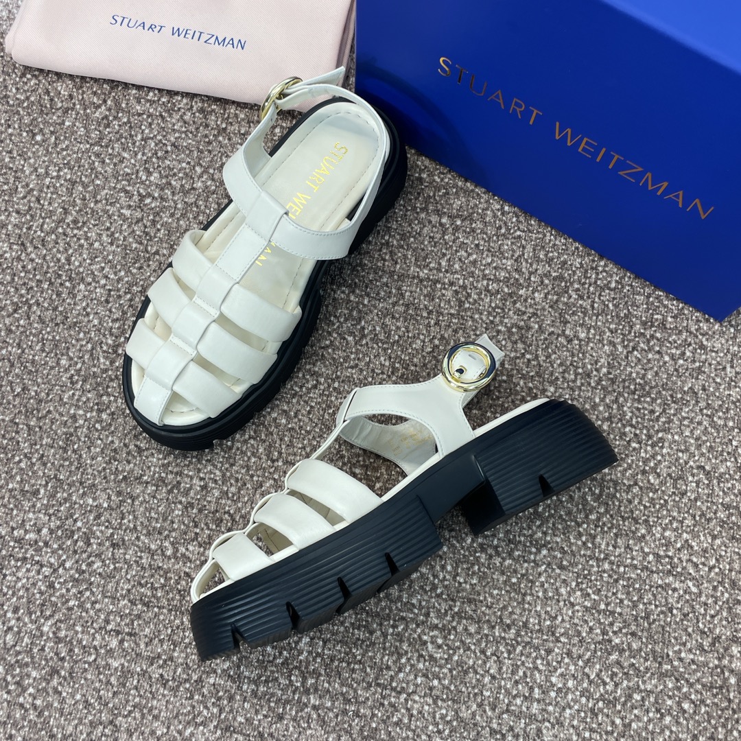 stuartweitzman2024春夏新款SOFIANOLITAFISHERMANSANDAL罗马风女