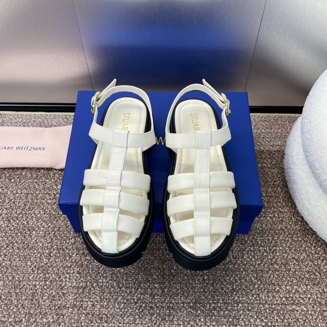 stuartweitzman2024春夏新款SOFIANOLITAFISHERMANSANDAL罗马风女