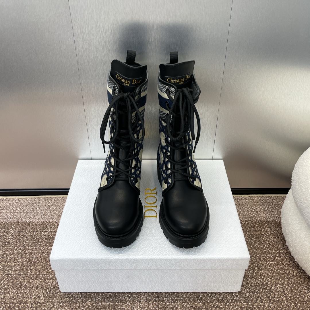 Dior Kurze Stiefel Deutschland Verkauf
 Spleißen Kalbsleder Rindsleder Schaffell TPU Herbst/Winter Kollektion