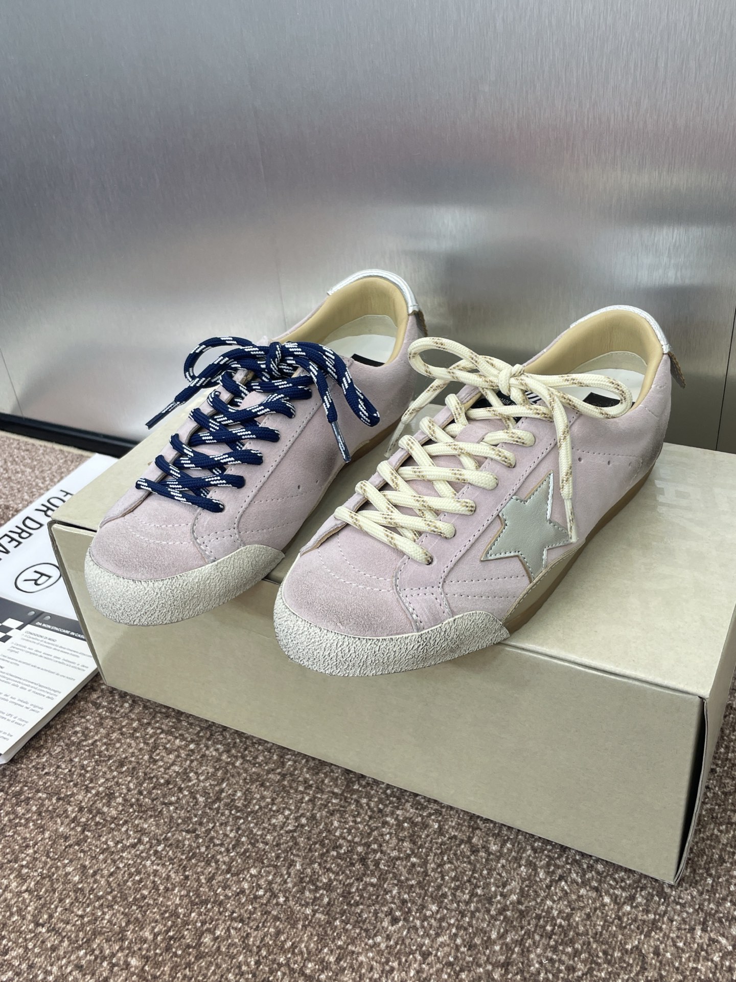 Golden Goose Spring 2025 New Color High Top Sneakers with Detoxin Girl Logo