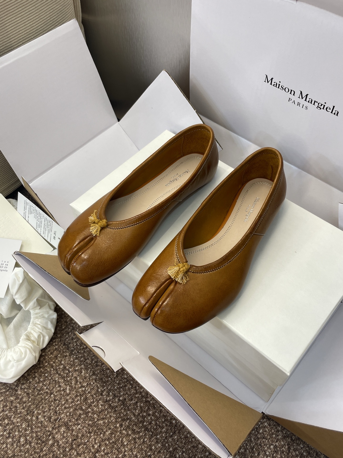 Fashion Substitutes: Maison Margiela Ballet Shoes with Waterwashing Technology