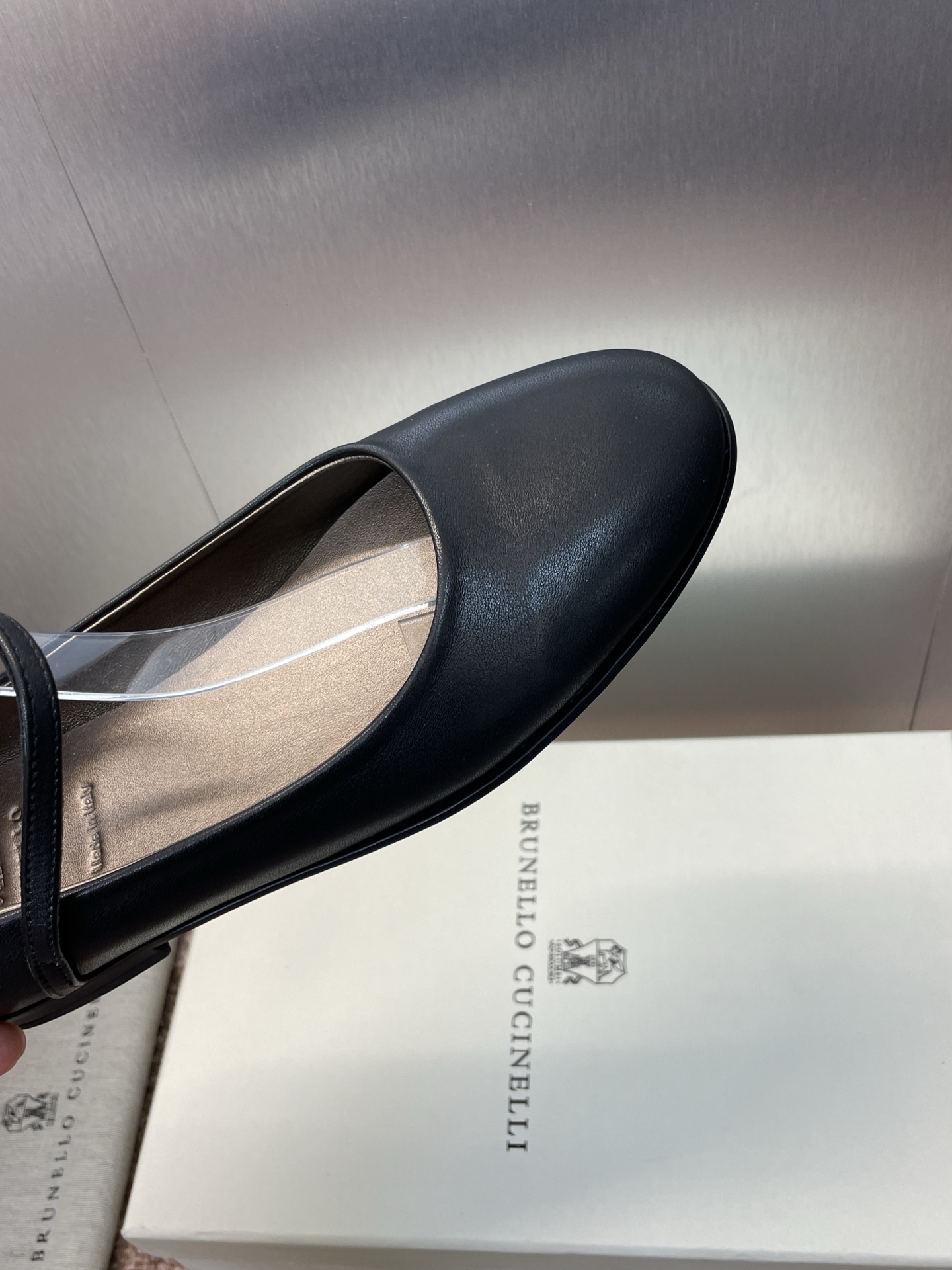 Autumn 2025 Ballet Girl’s Shoes by Brenello Cucineli: Metal & Sheepskin Import, Italian Design - 图片 9