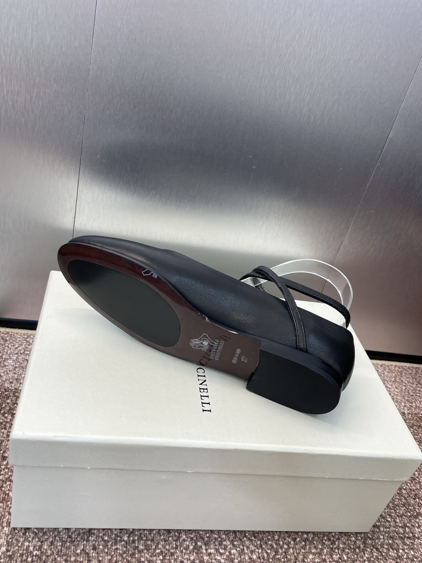 Autumn 2025 Ballet Girl’s Shoes by Brenello Cucineli: Metal & Sheepskin Import, Italian Design - 图片 8