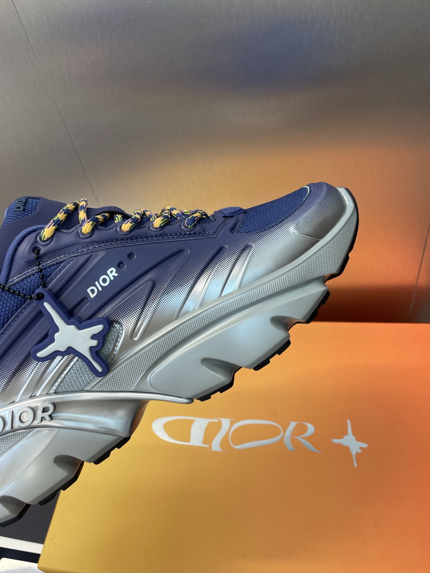 “High-End Men’s Fashion Shoes: Dior Dio 2025 Springs Summers Lovers B44 Branded Mordon Old Father’s Shoes” - 图片 7