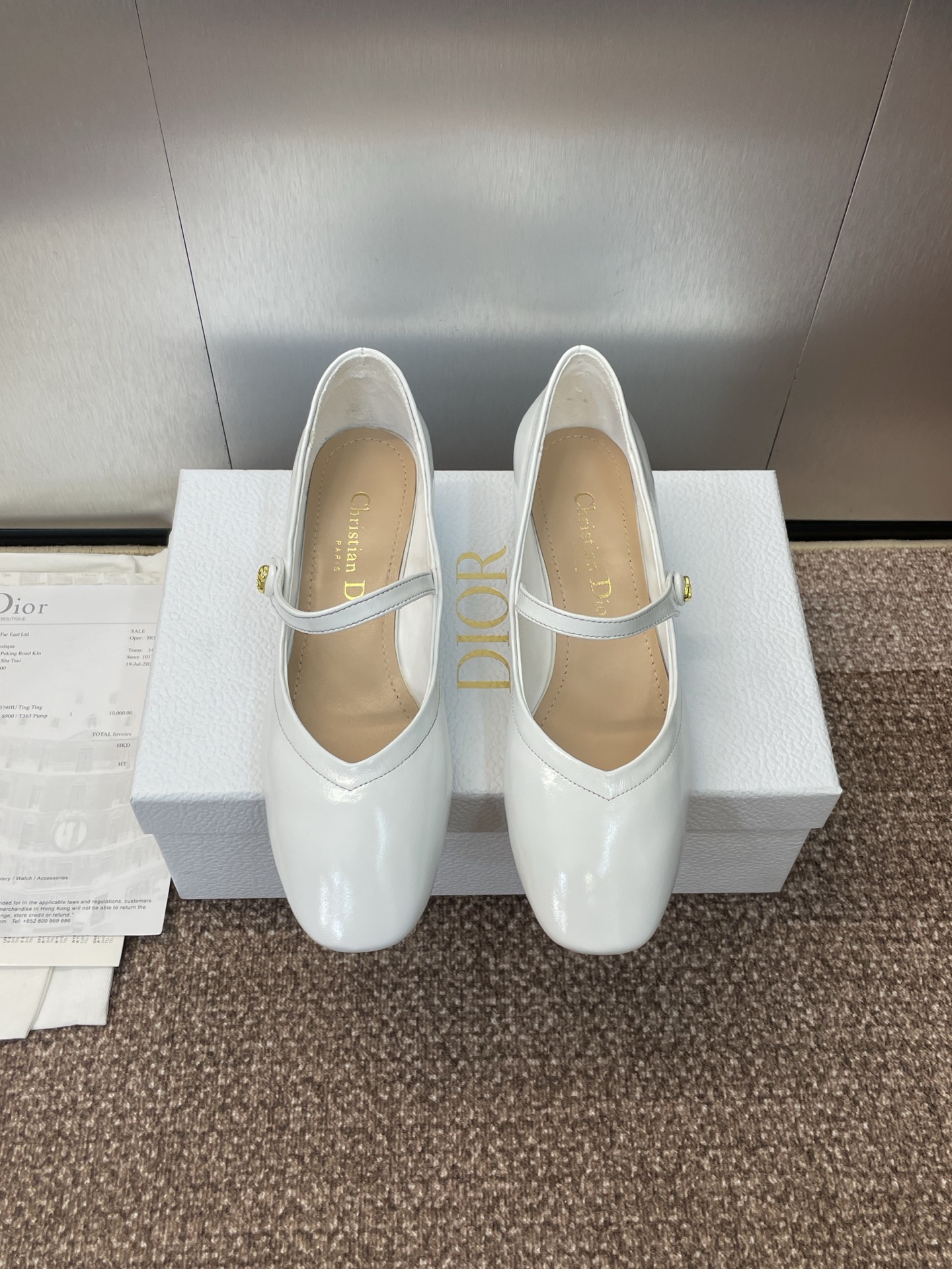 “New Ballet Shoes P744D- Autumn/Winter 2025 Fashion Show, Imported Materials, 3.5CM Heel” - 图片 9