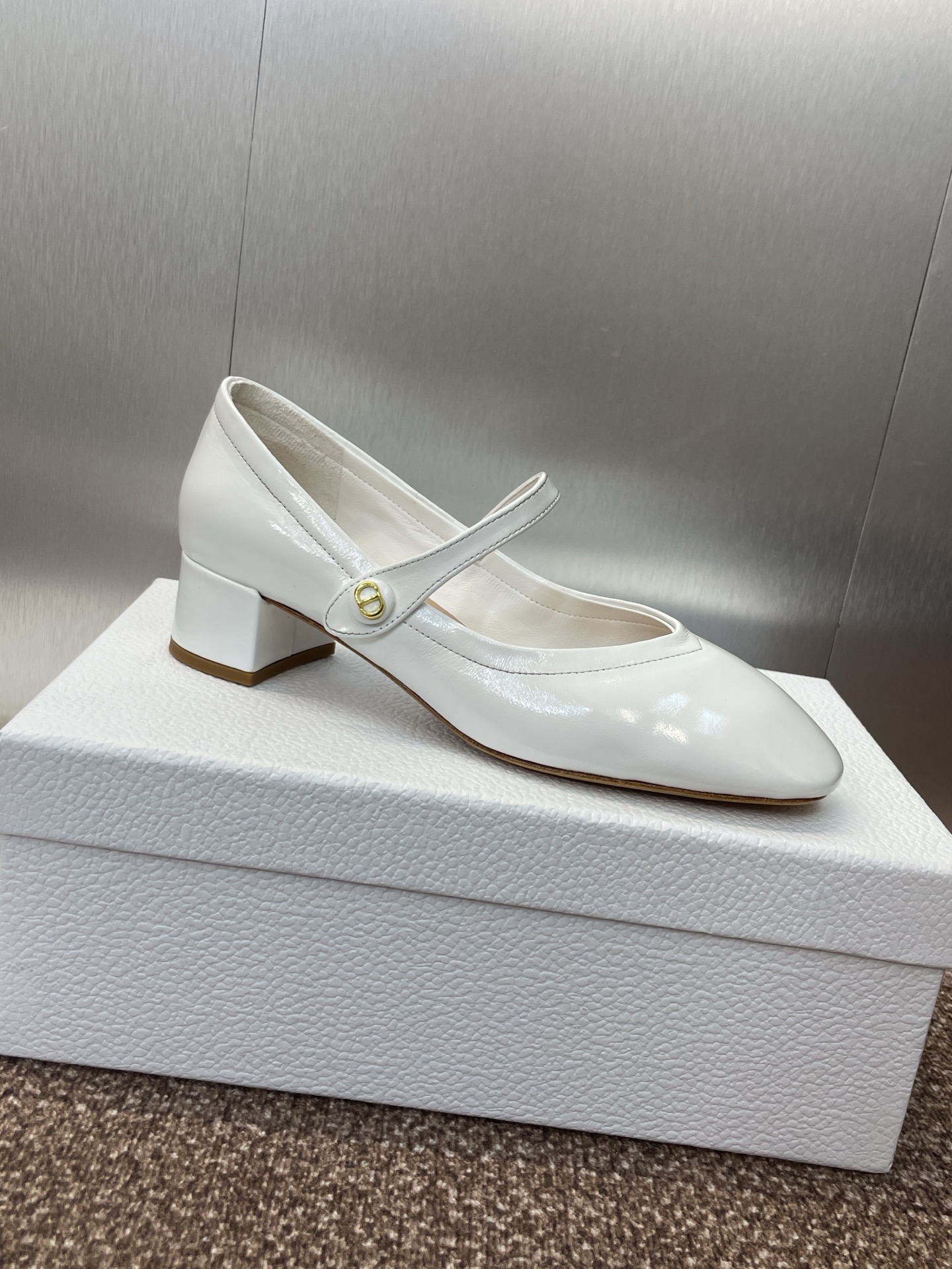 “New Ballet Shoes P744D- Autumn/Winter 2025 Fashion Show, Imported Materials, 3.5CM Heel” - 图片 5