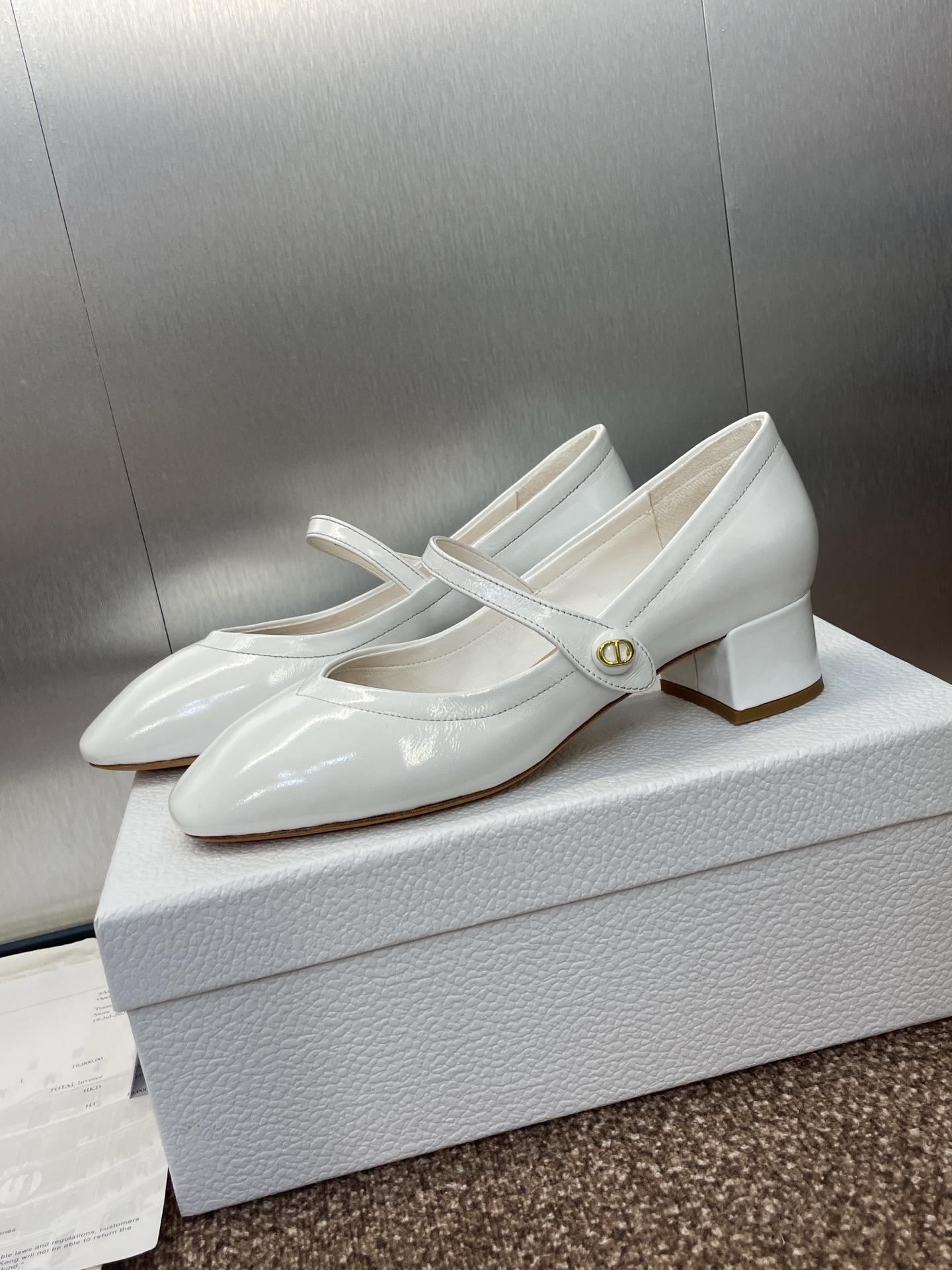 “New Ballet Shoes P744D- Autumn/Winter 2025 Fashion Show, Imported Materials, 3.5CM Heel” - 图片 4