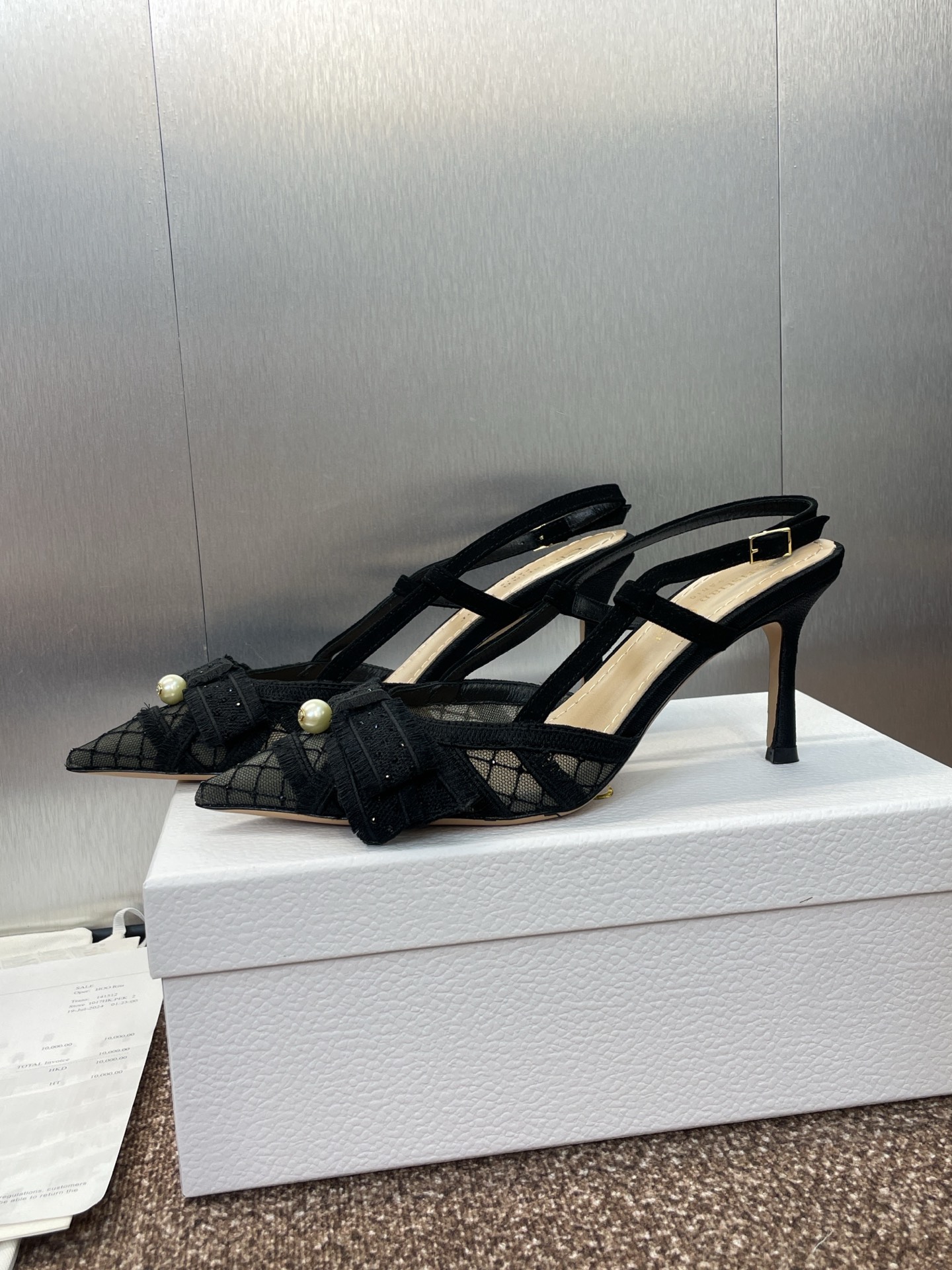 Dior Adiorable Rhinestone Bow Slingback Pumps - Elegant & Fashionable 6 i1757451337227 6769 0 4