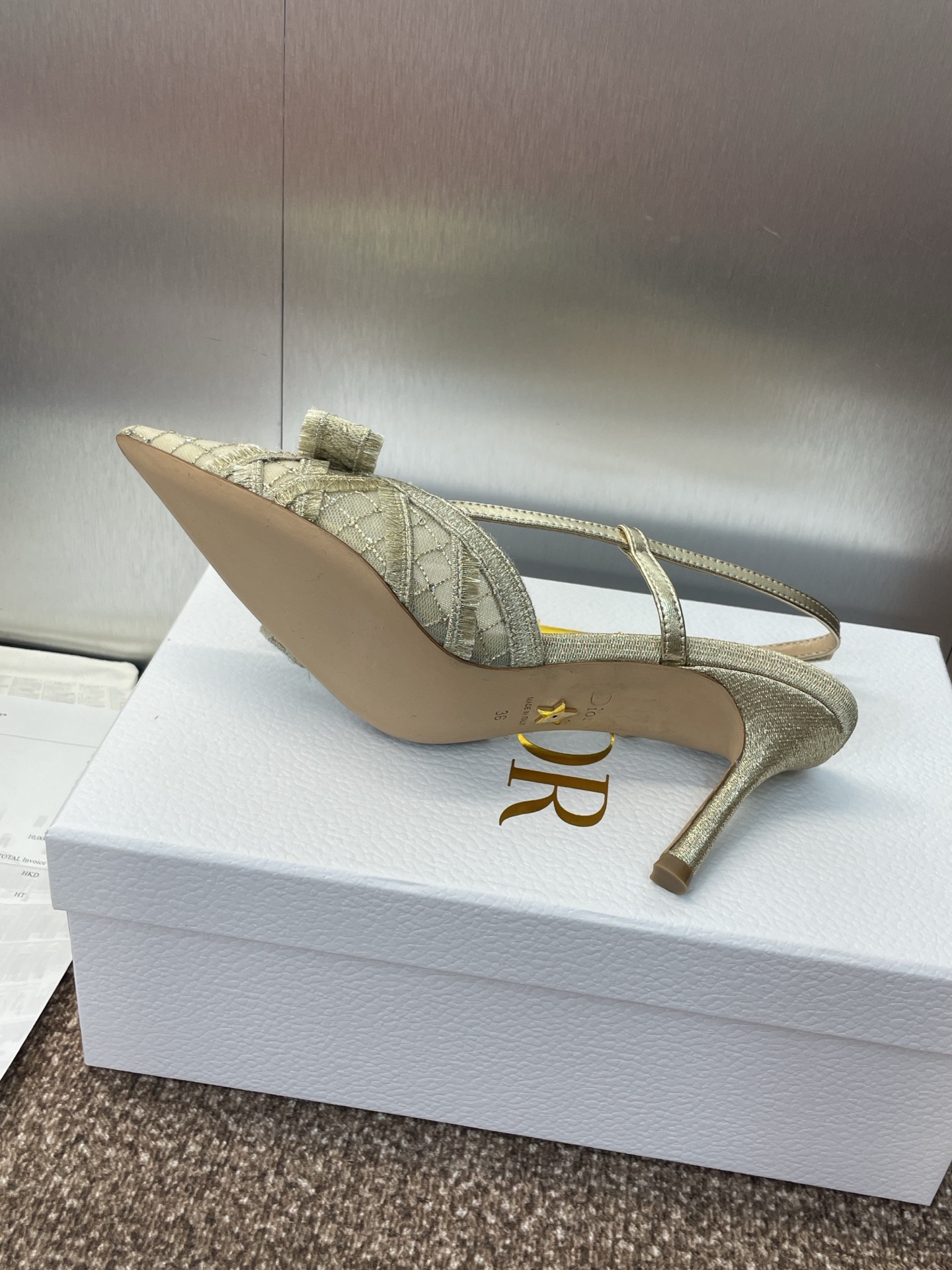 Dior ADiorble Rhinestone Embellished Bow Heeled Sandals 10 i1757451361006 9750 0 8