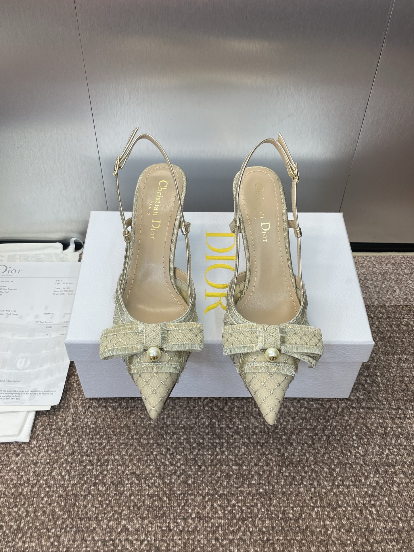 Dior ADiorble Rhinestone Embellished Bow Heeled Sandals 2 i1757451370598 2406 0 0