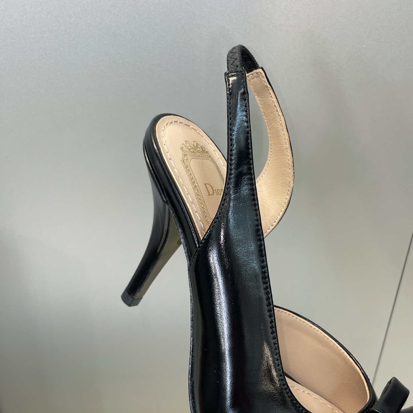 迪奥 Dior 2026早春走秀新款系列蝴蝶结果冻色女鞋 CD字母logo弧形鞋头高跟露趾后空拼色凉鞋材
