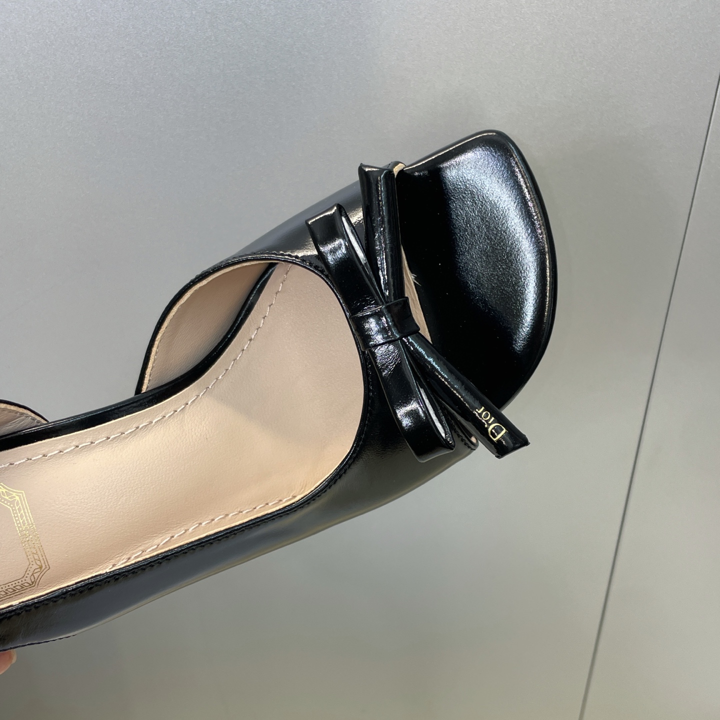 迪奥 Dior 2026早春走秀新款系列蝴蝶结果冻色女鞋 CD字母logo弧形鞋头高跟露趾后空拼色凉鞋材