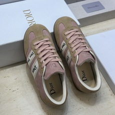 迪奥 Dior 2026春夏新款Ribbon系带休闲帆布运动小白鞋 CD字母logo织带平底圆头拼色阿甘 迪奥 Dior 2026春夏新款Ribbon系带休闲帆布运动小白鞋 CD字母logo织带平底圆头拼色阿甘