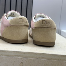 迪奥 Dior 2026春夏新款Ribbon系带休闲帆布运动小白鞋 CD字母logo织带平底圆头拼色阿甘 迪奥 Dior 2026春夏新款Ribbon系带休闲帆布运动小白鞋 CD字母logo织带平底圆头拼色阿甘