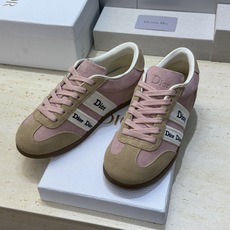 迪奥 Dior 2026春夏新款Ribbon系带休闲帆布运动小白鞋 CD字母logo织带平底圆头拼色阿甘 迪奥 Dior 2026春夏新款Ribbon系带休闲帆布运动小白鞋 CD字母logo织带平底圆头拼色阿甘