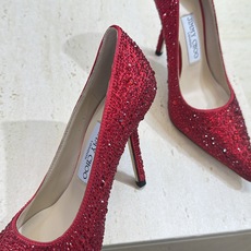 周仰杰Jimmy Choo 2026早春新款水钻果冻色女婚鞋 吉米周JC字母logo 高跟尖头水晶单婚材 周仰杰Jimmy Choo 2026早春新款水钻果冻色女婚鞋 吉米周JC字母logo 高跟尖头水晶单婚材