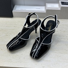 CHANEL 香奈儿2026春夏新款高跟女鞋 小香双C字母logo五金扣方头拼色百搭后空凉鞋 材质:鞋面 CHANEL 香奈儿2026春夏新款高跟女鞋 小香双C字母logo五金扣方头拼色百搭后空凉鞋 材质:鞋面