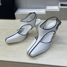 CHANEL 香奈儿2026春夏新款高跟女鞋 小香双C字母logo五金扣方头拼色百搭后空凉鞋 材质:鞋面 CHANEL 香奈儿2026春夏新款高跟女鞋 小香双C字母logo五金扣方头拼色百搭后空凉鞋 材质:鞋面