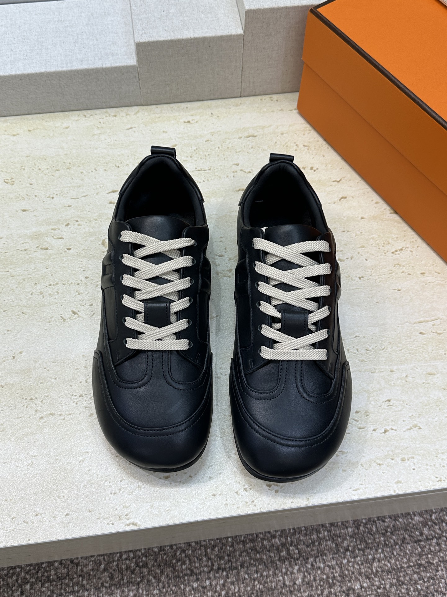 工厂价:女码/男码+10爱马仕 Hermes 2026春夏情侣系列新款 Master 休闲系带百搭运动徳