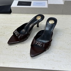 SAINT LAURENT PARIS 圣罗兰2026早春新款中跟水钻女鞋 YSL字母logo五金扣明 SAINT LAURENT PARIS 圣罗兰2026早春新款中跟水钻女鞋 YSL字母logo五金扣明