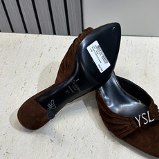 SAINT LAURENT PARIS 圣罗兰2026早春新款中跟水钻女鞋 YSL字母logo五金扣明 SAINT LAURENT PARIS 圣罗兰2026早春新款中跟水钻女鞋 YSL字母logo五金扣明