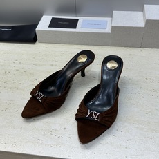 SAINT LAURENT PARIS 圣罗兰2026早春新款中跟水钻女鞋 YSL字母logo五金扣明 SAINT LAURENT PARIS 圣罗兰2026早春新款中跟水钻女鞋 YSL字母logo五金扣明