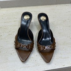 SAINT LAURENT PARIS 圣罗兰2026早春新款中跟水钻女鞋 YSL字母logo五金扣明 SAINT LAURENT PARIS 圣罗兰2026早春新款中跟水钻女鞋 YSL字母logo五金扣明