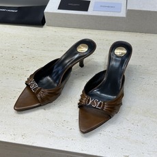 SAINT LAURENT PARIS 圣罗兰2026早春新款中跟水钻女鞋 YSL字母logo五金扣明 SAINT LAURENT PARIS 圣罗兰2026早春新款中跟水钻女鞋 YSL字母logo五金扣明