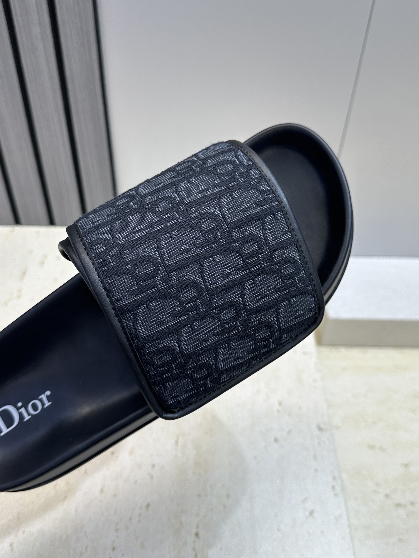 Dior 迪奥 2026春夏走秀新款Alias魔术贴男拖鞋 CD字母logo Oblique老花明星同款