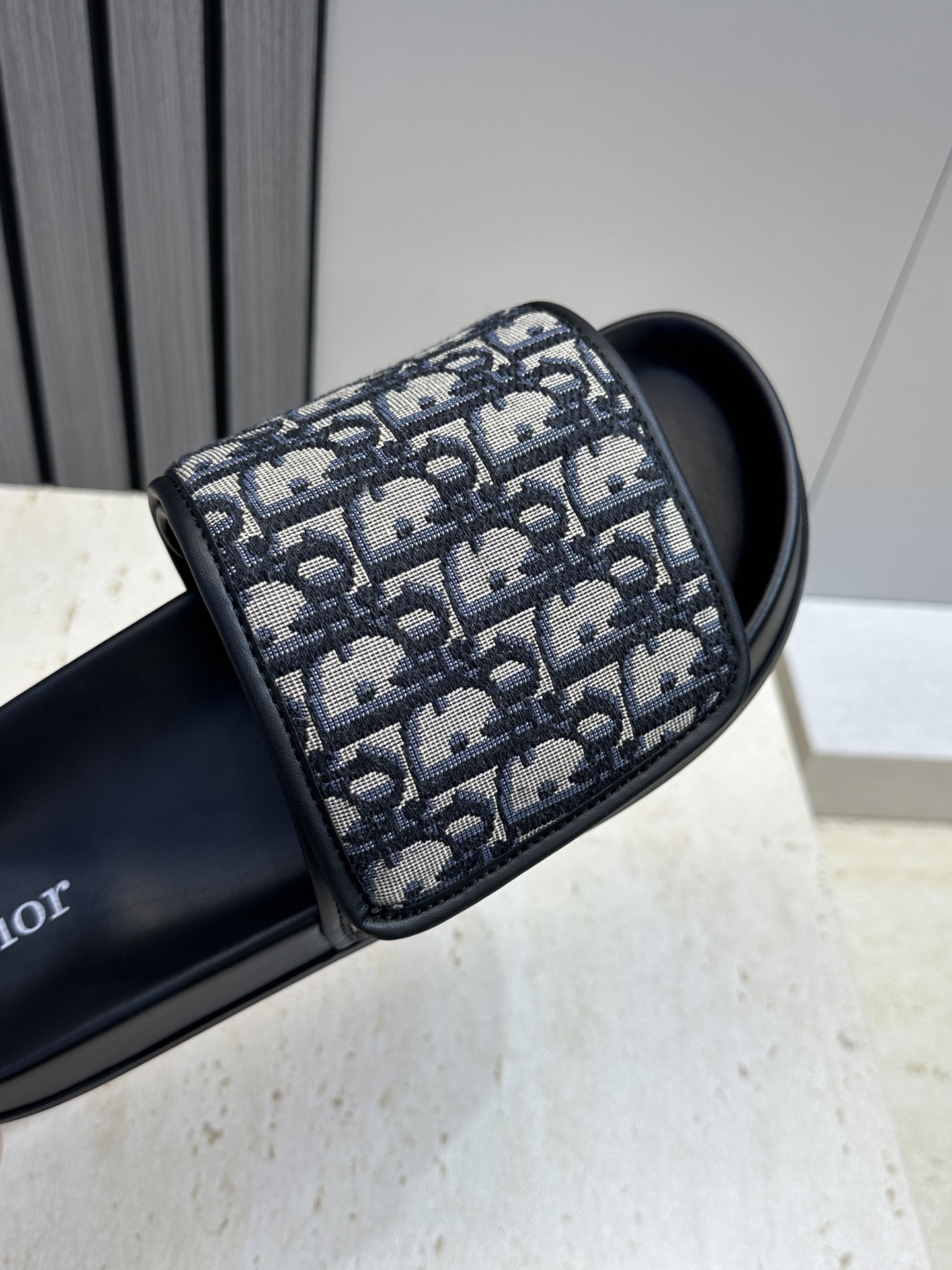 Dior 迪奥 2026春夏走秀新款Alias魔术贴男拖鞋 CD字母logo Oblique老花明星同款