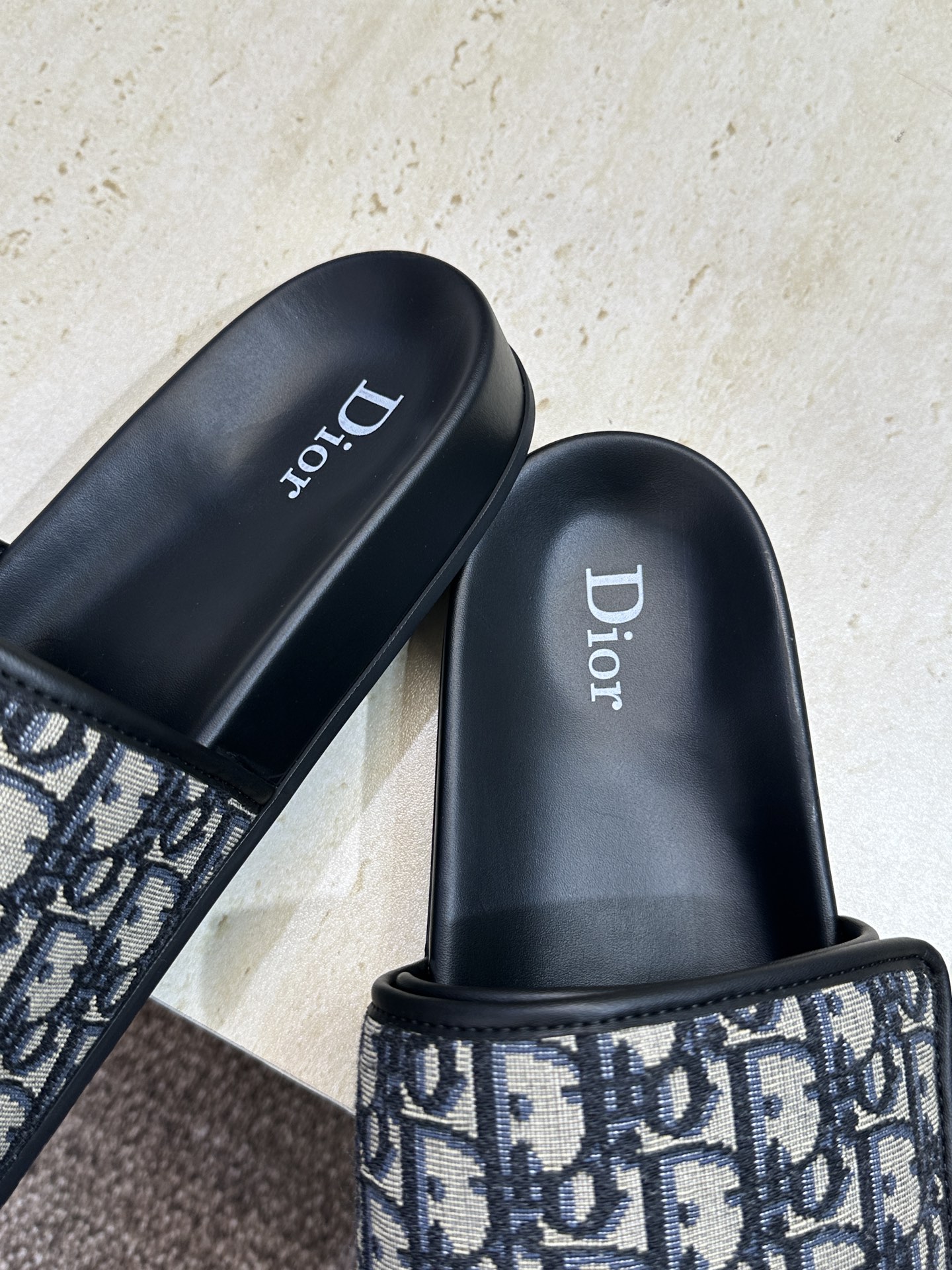 Dior 迪奥 2026春夏走秀新款Alias魔术贴男拖鞋 CD字母logo Oblique老花明星同款