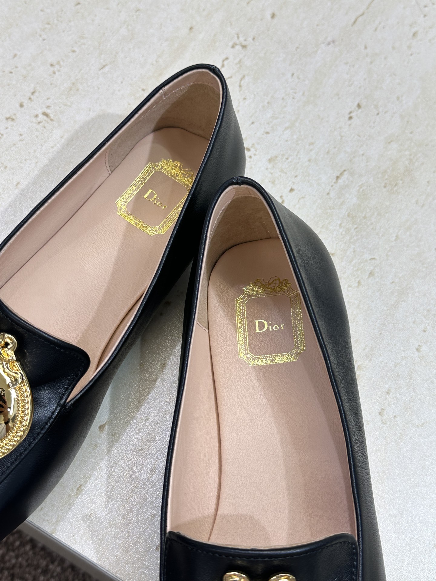 Dior 迪奥2026春夏新款 Medallion平底方头玛丽珍芭蕾舞娃娃女鞋 CD字母logo五金扣时