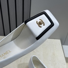 香奈儿 CHANEL 2026春夏新款拼色芭蕾舞女鞋 小香双C字母logo五金扣平底方头翻盖乐福单鞋 材 香奈儿 CHANEL 2026春夏新款拼色芭蕾舞女鞋 小香双C字母logo五金扣平底方头翻盖乐福单鞋 材