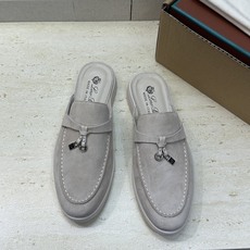 (配全套飞机盒)LORO PIANA 诺悠.翩雅 经典春夏果冻色平底流苏穆勒凉拖女鞋 LP字母logo五 (配全套飞机盒)LORO PIANA 诺悠.翩雅 经典春夏果冻色平底流苏穆勒凉拖女鞋 LP字母logo五