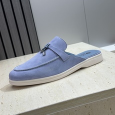 (配全套飞机盒)LORO PIANA 诺悠.翩雅 经典春夏果冻色平底流苏穆勒凉拖女鞋 LP字母logo五 (配全套飞机盒)LORO PIANA 诺悠.翩雅 经典春夏果冻色平底流苏穆勒凉拖女鞋 LP字母logo五