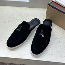 (配全套飞机盒)LORO PIANA 诺悠.翩雅 经典春夏果冻色平底流苏穆勒凉拖女鞋 LP字母logo五 (配全套飞机盒)LORO PIANA 诺悠.翩雅 经典春夏果冻色平底流苏穆勒凉拖女鞋 LP字母logo五