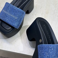 Alexander Wang 2026春夏新款粗跟水钻女鞋 亚历山大 .王明星同款字母logo厚底方头露 Alexander Wang 2026春夏新款粗跟水钻女鞋 亚历山大 .王明星同款字母logo厚底方头露
