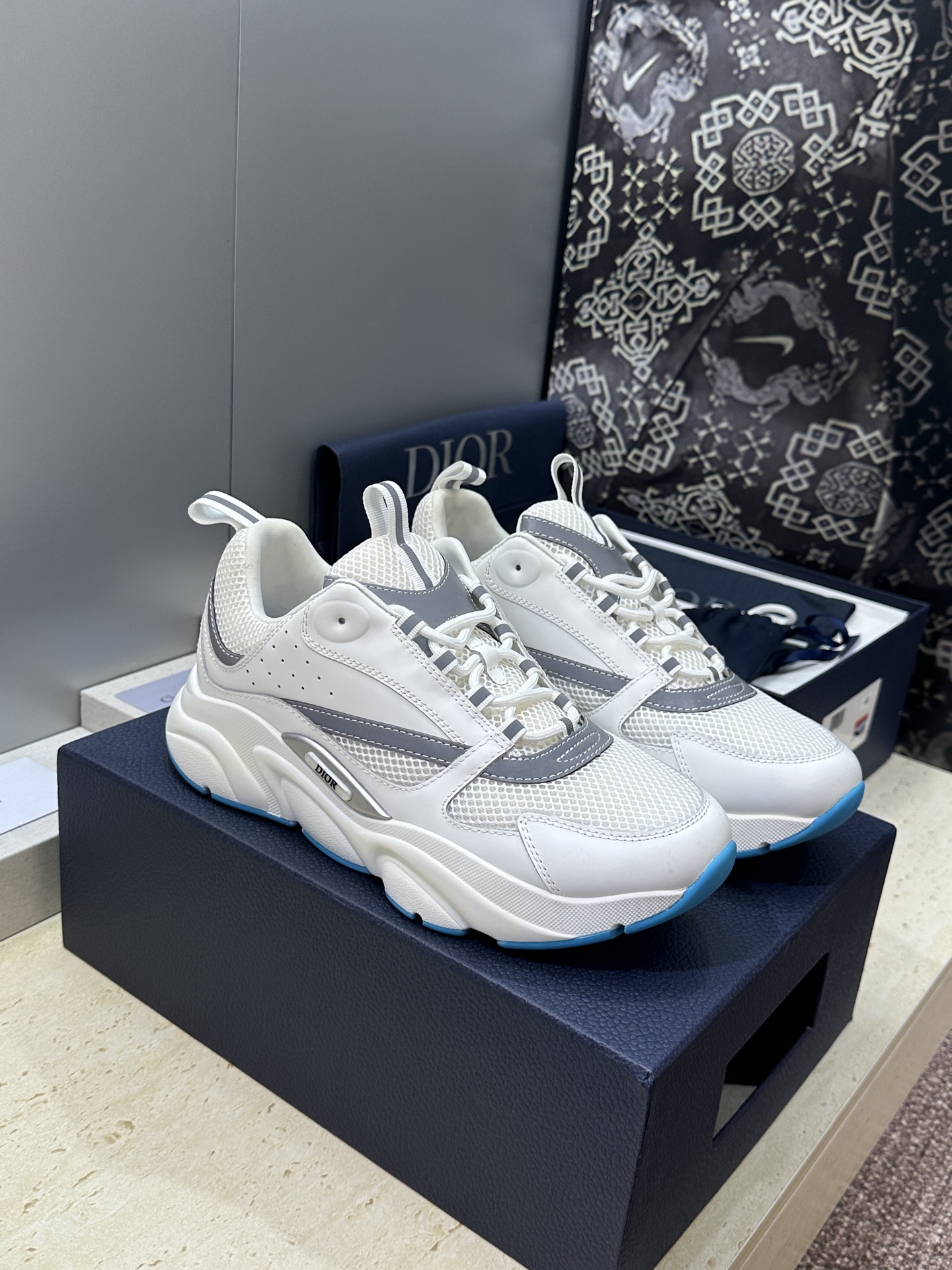 顶级版本 Dior Homme sneaker B22 男士运动休闲鞋新颜色，火爆ing的Dior B2