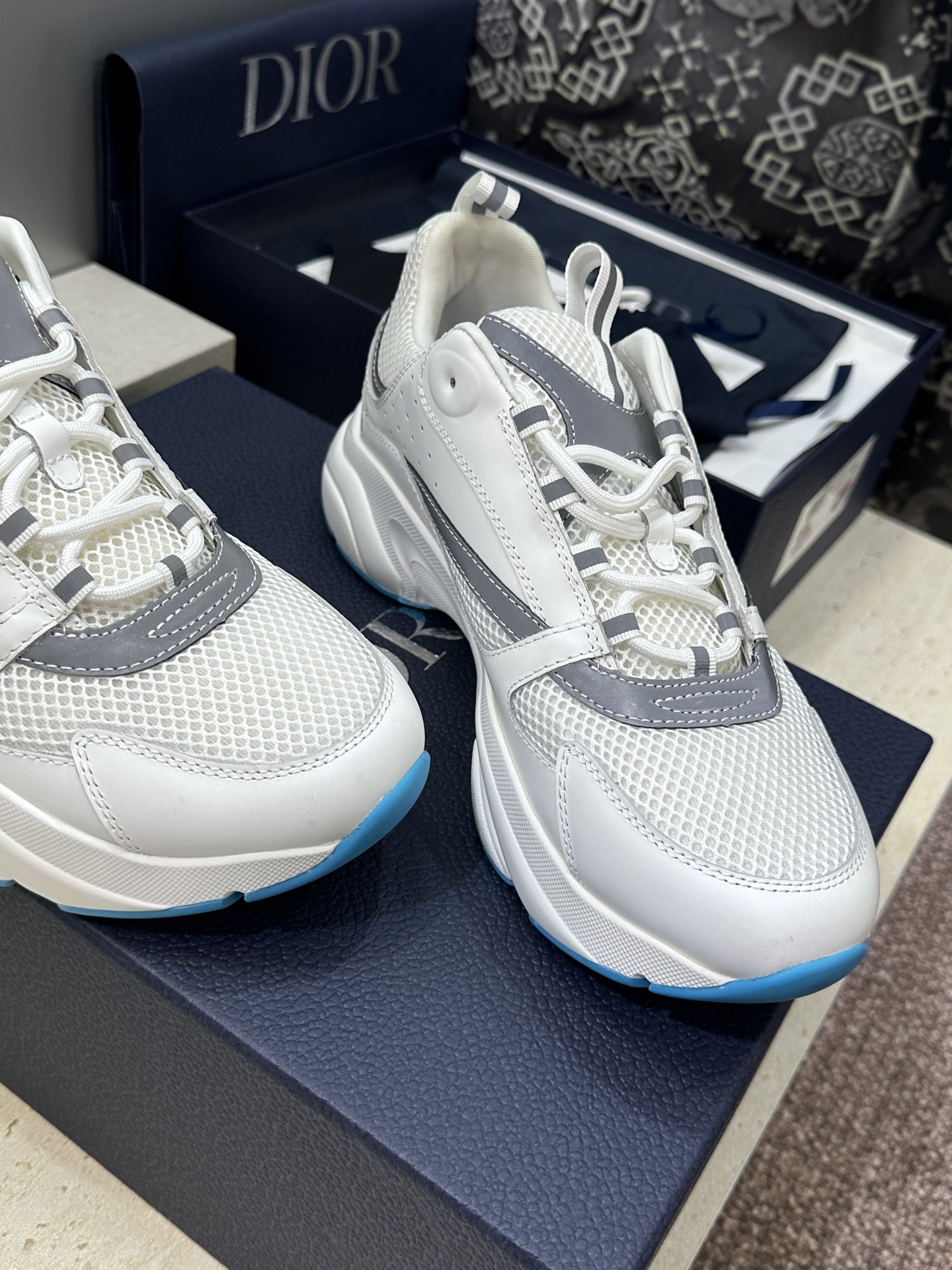 顶级版本 Dior Homme sneaker B22 男士运动休闲鞋新颜色，火爆ing的Dior B2